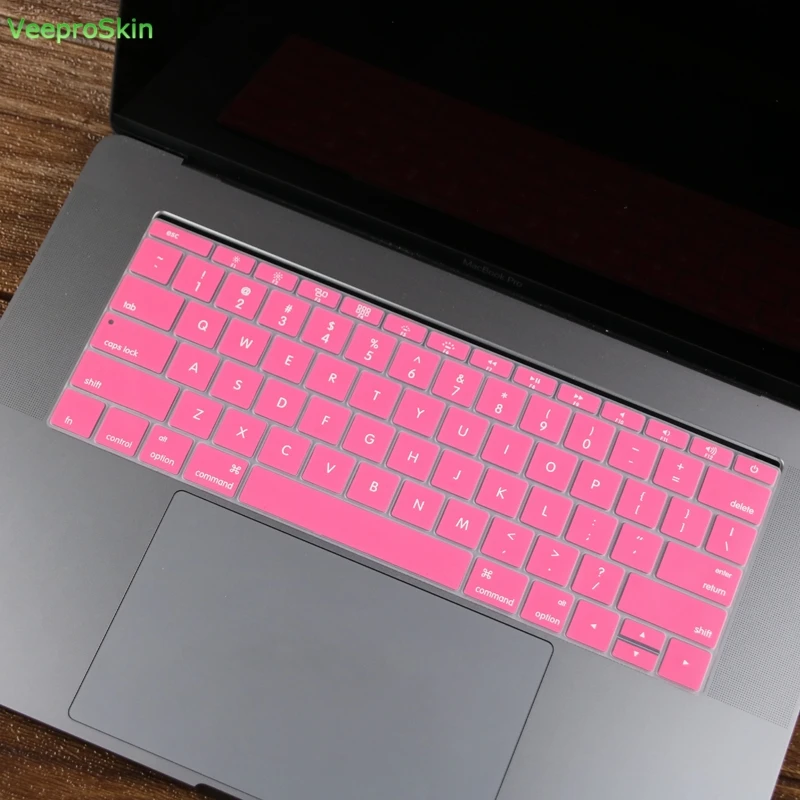 Для Macbook Pro 13 не Сенсорная панель Модель A1708 чехол для клавиатуры Защитная силиконовая кожа версия США