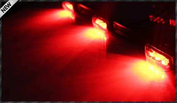 1) красный 3-Lamp грузовик/Трейлер ID светодиодный светильник бар для Ford F150 F250 F350 Dodge ram 1500 2500 3500 Chevy Silverado, GMC Sierra и т. Д
