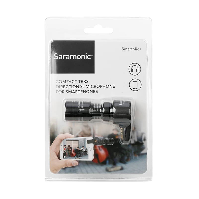 Saramonic SamrtMic 3 5 мм разъем типа C для освещения видео аудио микрофон DSLR iPhone Andriod