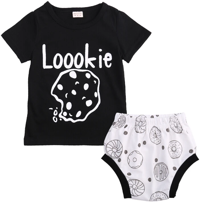 Комплект из 2 предметов летняя одежда для маленьких мальчиков и девочек футболка