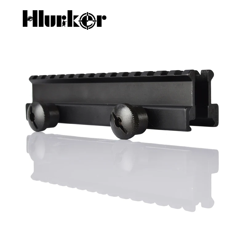 Tactical 0.5&quot 0.75&quot 1&quot Flat-Top Riser Rifle Scope Mount 14 Slot 20mm Picatinny Weaver Rail For AR15 M4 M16 Rifles Airgun Hunting |