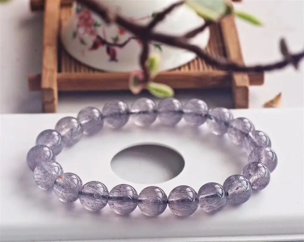 Высокое качество натуральный супер семь 7 Черный Синий Rutilated Кварц Кристалл