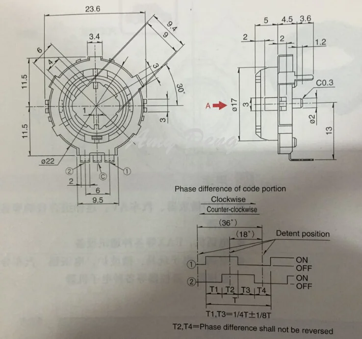 20 шт./лот SRGP200200 кодировщик полых валов 20-позиционный 10-импульсный переключатель
