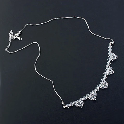 Бохо воротник чокер кристаллы от Swarovski бусы ожерелье и кулон винтажная бижутерия
