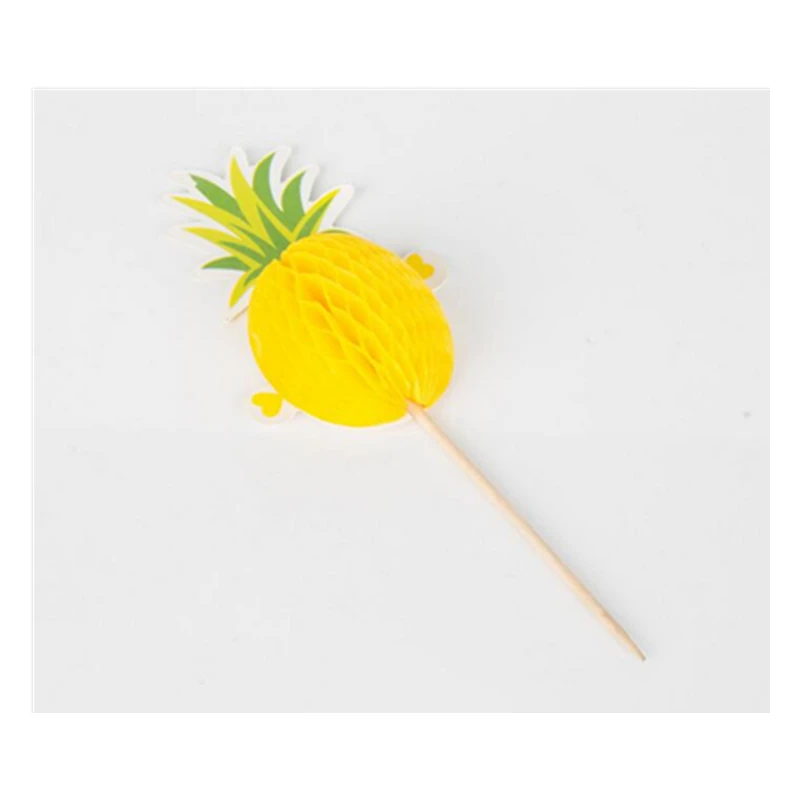 Гавайская вечеринка Розовый фламинго соты торт Топпер выбирает свадебное