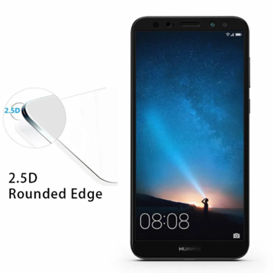 2 шт 9 H закаленное стекло на huawei mate 10 lite протектор экрана Защитное для Nova 2i