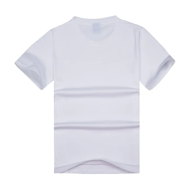 Летняя Стильная Детская Хлопковая футболка с короткими рукавами и круглым