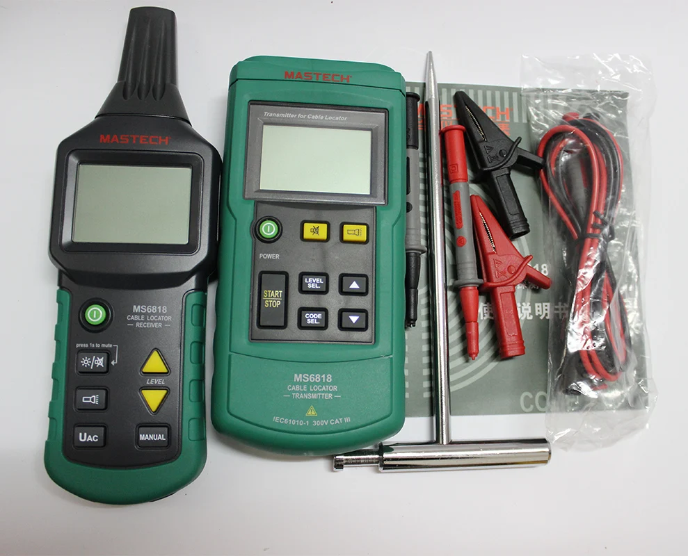 Бесплатная доставка Mastech MS6818 Портативный Профессиональный провод кабель трекер