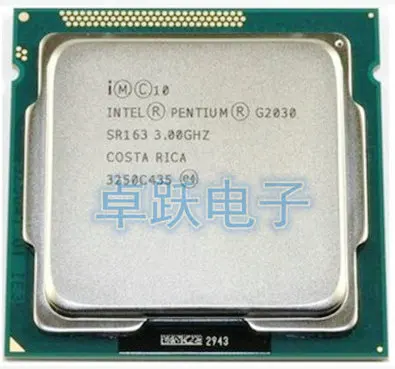 Процессор Intel Pentium G2030 3 Мб кэш памяти 0 ГГц L3 = м LGA 1155 TDP 55 Вт 100% рабочий настольный