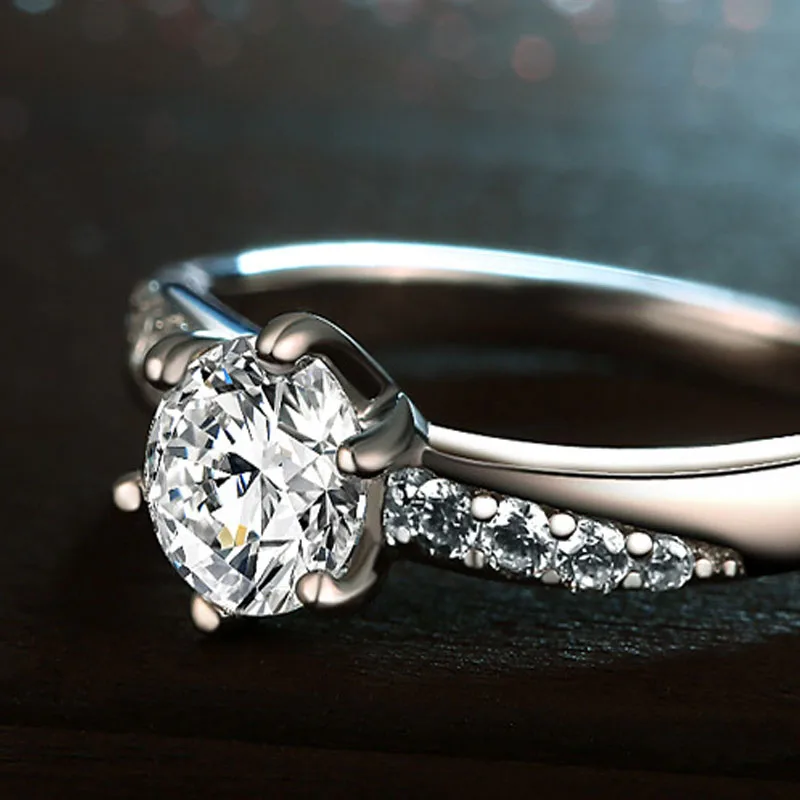 Кольцо для женщин обручальное кольцо девушек Anillos Mujer геометрический циркон