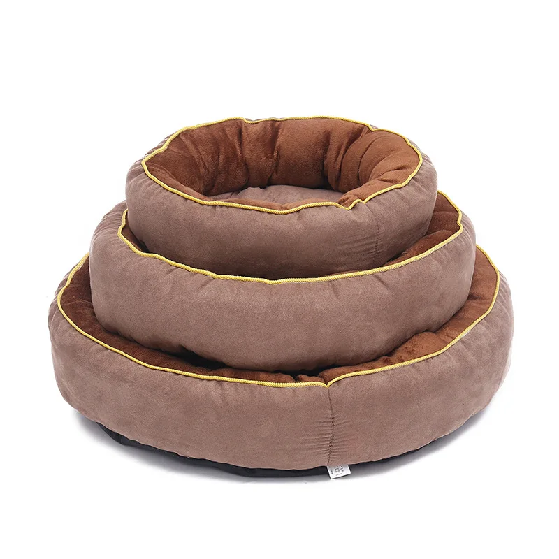 Venxuis Soft Round Pet Cat Bed Cute Cotton Warm Dog Sleeping Mat Winter Fleece House cama perro | Дом и сад