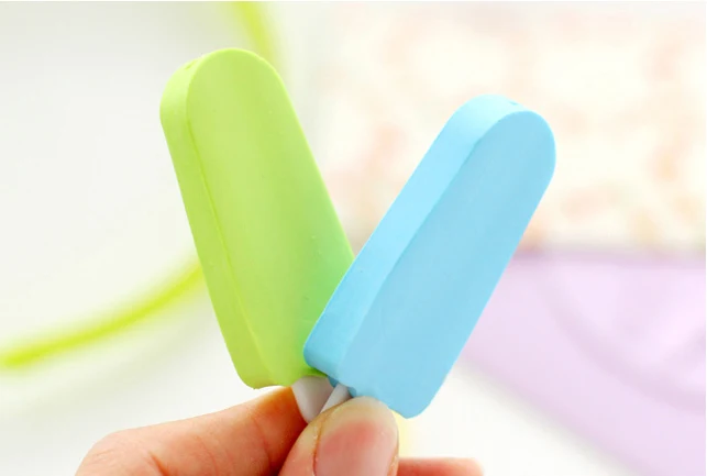 1 шт. новый высококачественный милый ластик для мороженого школьные резинки