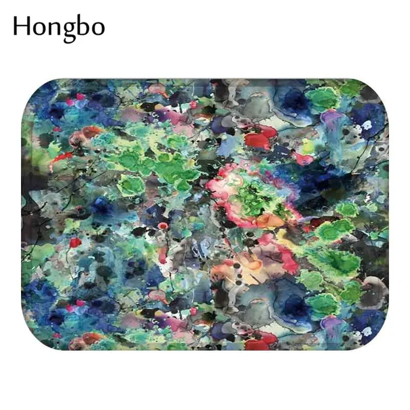 Декоративный цветочный дверной коврик Hongbo домашний и для ванной|Коврик| |