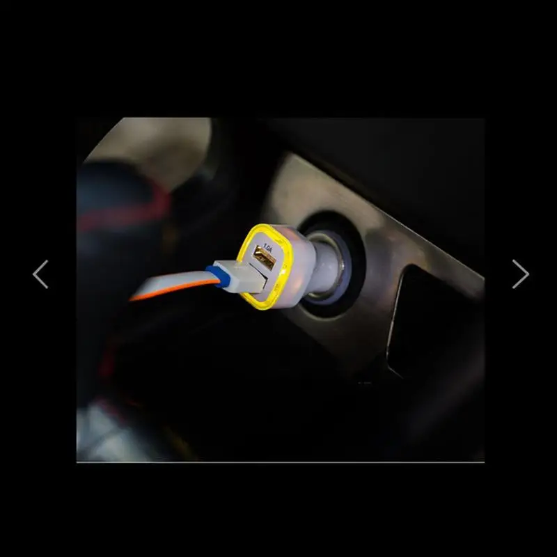 1 шт. автомобильное зарядное устройство USB Универсальное портативное