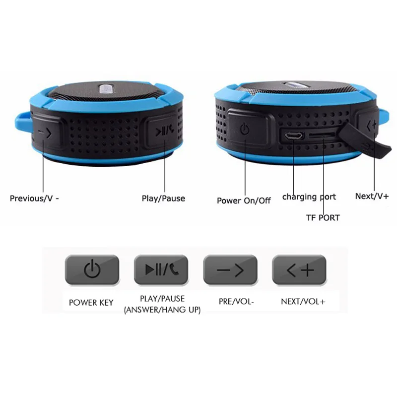 Magift водостойкий Bluetooth беспроводной динамик Поддержка TF карта с присоской