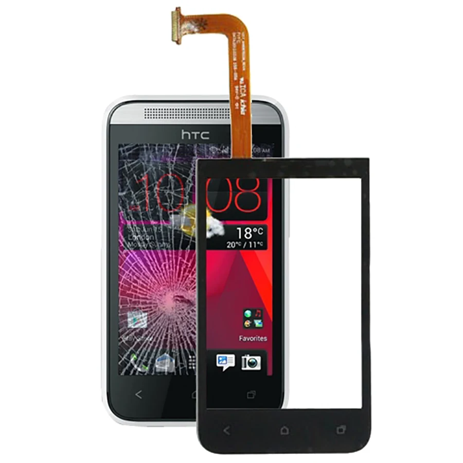 H Высокое качество Сенсорная панель запасная часть для htc Desire 200