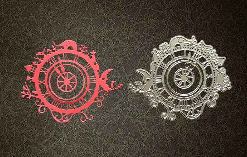 

Metal Novelty clock Cutting Dies Stencils for DIY Scrapbooking photo album Decorative Embossing DIY Paper Cards