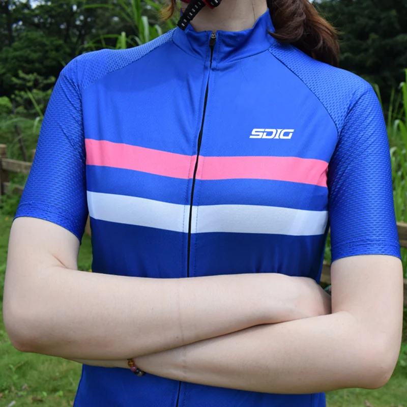 Pro Team 2019 MTB женский летний короткий рукав велосипед Велоспорт Джерси одежда