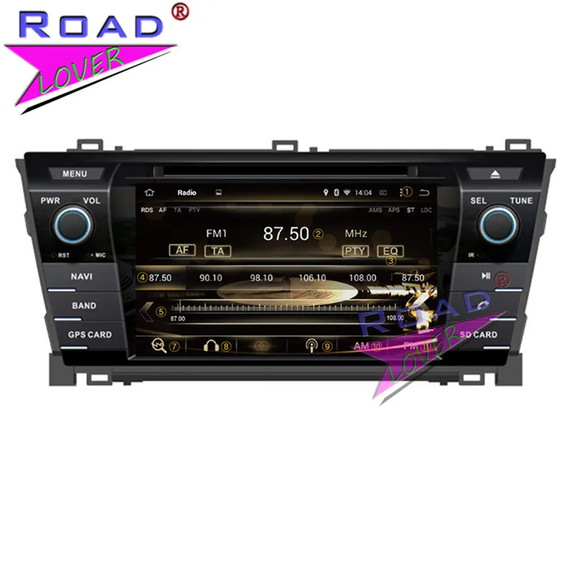 Roadlover Android 9.0 Car Multimedia DVD Player Radio For Toyota Corolla 2013- Stereo GPS Navigation Automagnitol 2Din HD Screen |