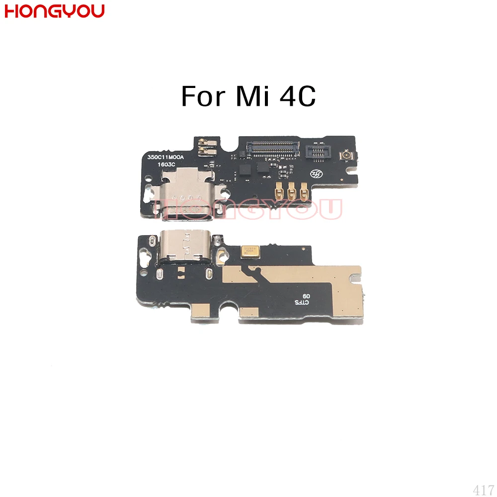 10 шт./лот для Xiaomi Mi 4C Mi4C M4C USB зарядная док-плата зарядный гнездо разъем штекер