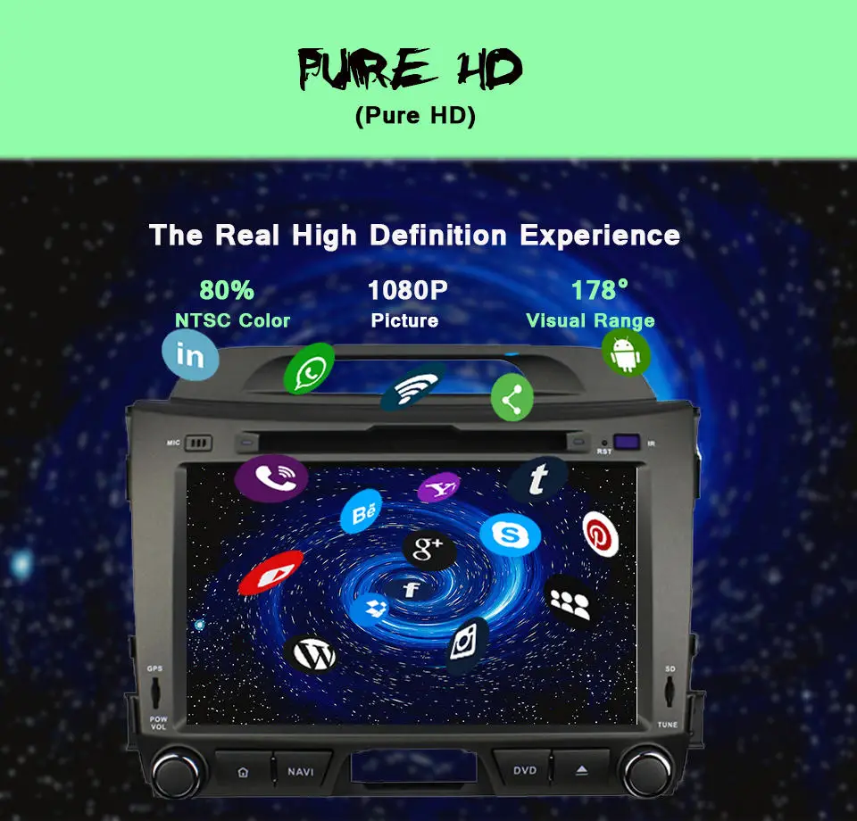 HD 8 &quotAutomotivo сенсорный экран в dash 2din головное устройство автомобильный dvd плеер gps