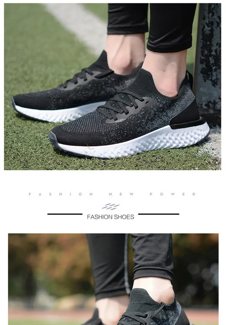 Кроссовки для мужчин и женщин Epic React обувь Flyknit уличные спортивные кроссовки дышащая сетка пара ботинок женская обувь для бега