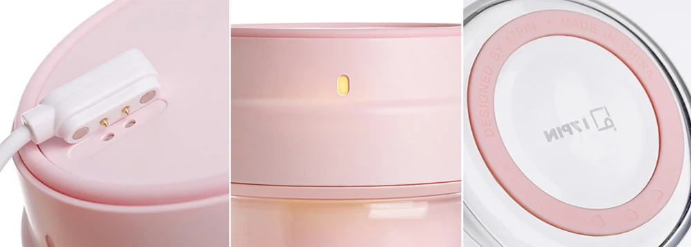 XIAOMI MIJIA 17PIN Star Fruit Cup, маленький портативный блендер, соковыжималка, миксер, Кухонный комбайн, 400 мл, Магнитная Зарядка, 30 секунд, быстрая