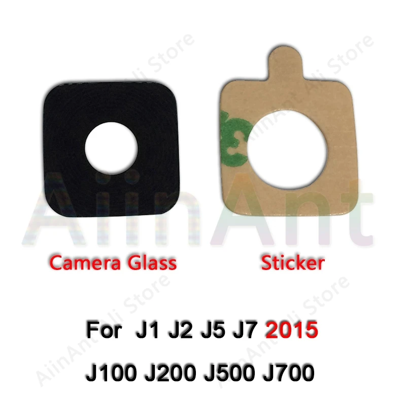 Стеклянная задняя камера для Samsung Galaxy J3 J5 J7 2015 2016 2017 J320 J530 J730 кольцо с наклейкой |