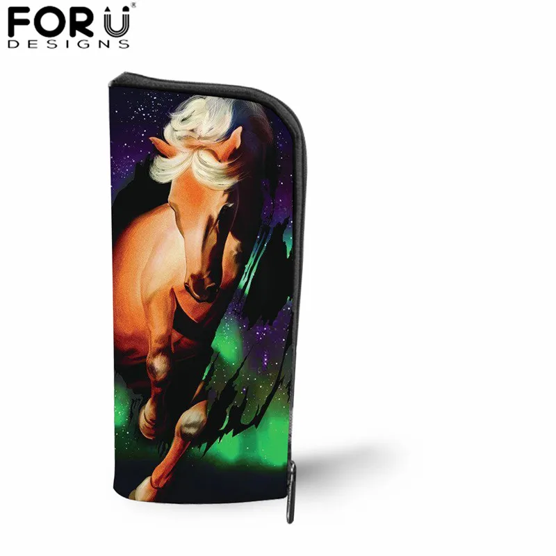 L4333D FORUDESIGNS/3d рюкзаки с рисунком лошади для Дети Мальчики Школа сумка дети ежедневно сумки для школы 3 шт./компл. Crazy Horse Рюкзак - Цвет: L4333D