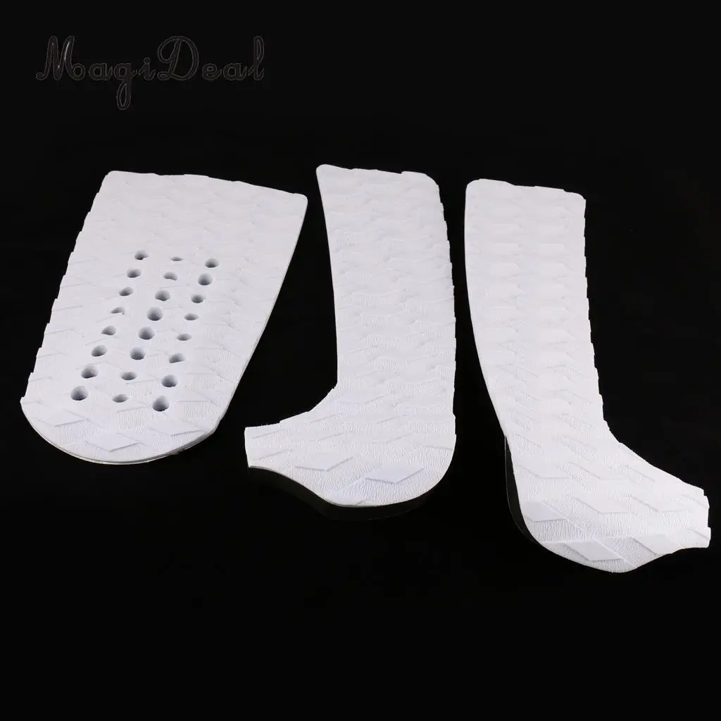 MagiDeal Professional 1 Set of 3Pcs Anti-Slip EVA Foam Surfboard Traction Tail Pads Surfing Surf Deck Grips Shortboard Accessory | Спорт и