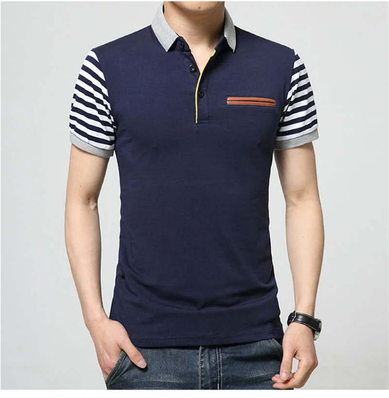 ARCSINX Slim Fit Polo рубашка мужская плюс размер 5XL 4XL 3XL хлопок Поло мужская рубашка большого размера повседневная с коротким рукавом летние мужские Поло