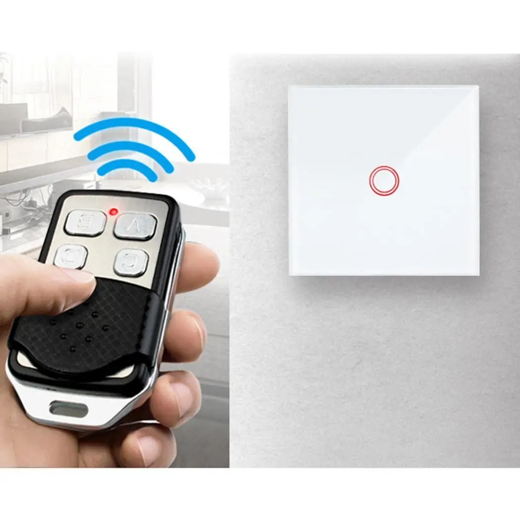 SESOO/86 Smart Home Single Fire Line Remote Control 60 (mm) 433.92MHz 20M Wall 1 Touch Switch 5 (A) Square | Лампы и освещение