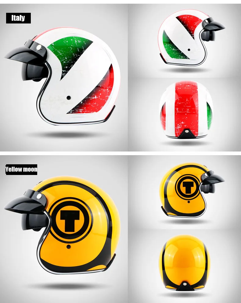 TORC moto шлем casco capacetes винтажные moto rcycle шлемы Модные Цветные moto rcross шлем телескопические линзы скутер шлем t57