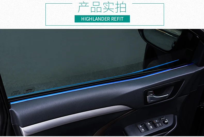 Облицовочные молдинги из нержавеющей стали для Toyota Highlander AA125