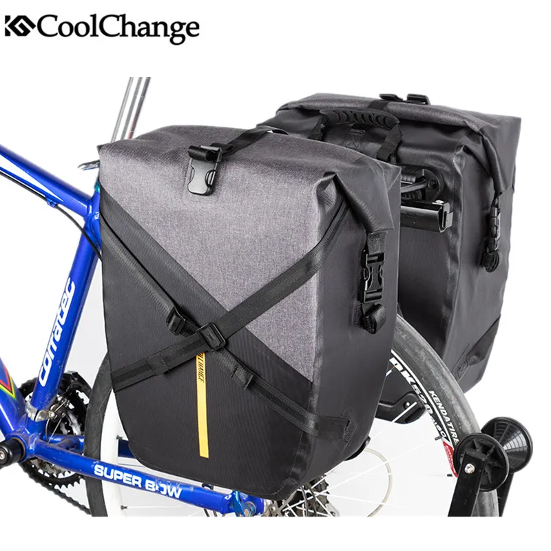 CoolChange нейлоновая багажная сумка для велосипеда водонепроницаемая отражающая
