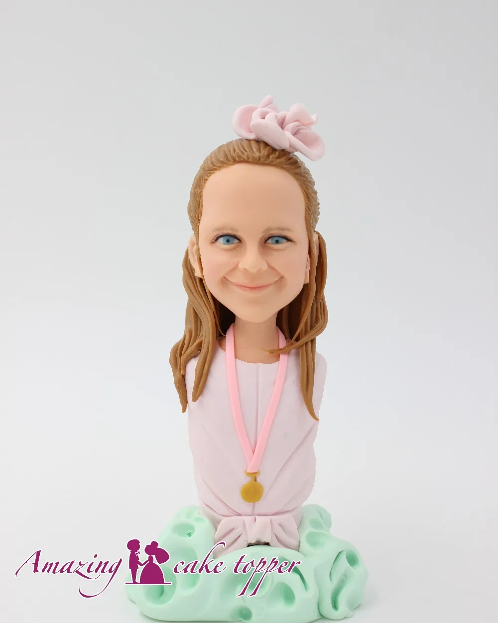 

2019 AMAZING CAKE TOPPER Cute little angel Toys Custom Polymer Clay Figure From Pictures