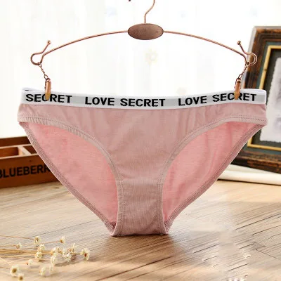 Pink Детская одежда одноцветное Цвет пикантные Трусики для девочек стринги с низкой Васит хлопок Underwwear для молодой девушки Calcinha детские трусы - Цвет: Pink