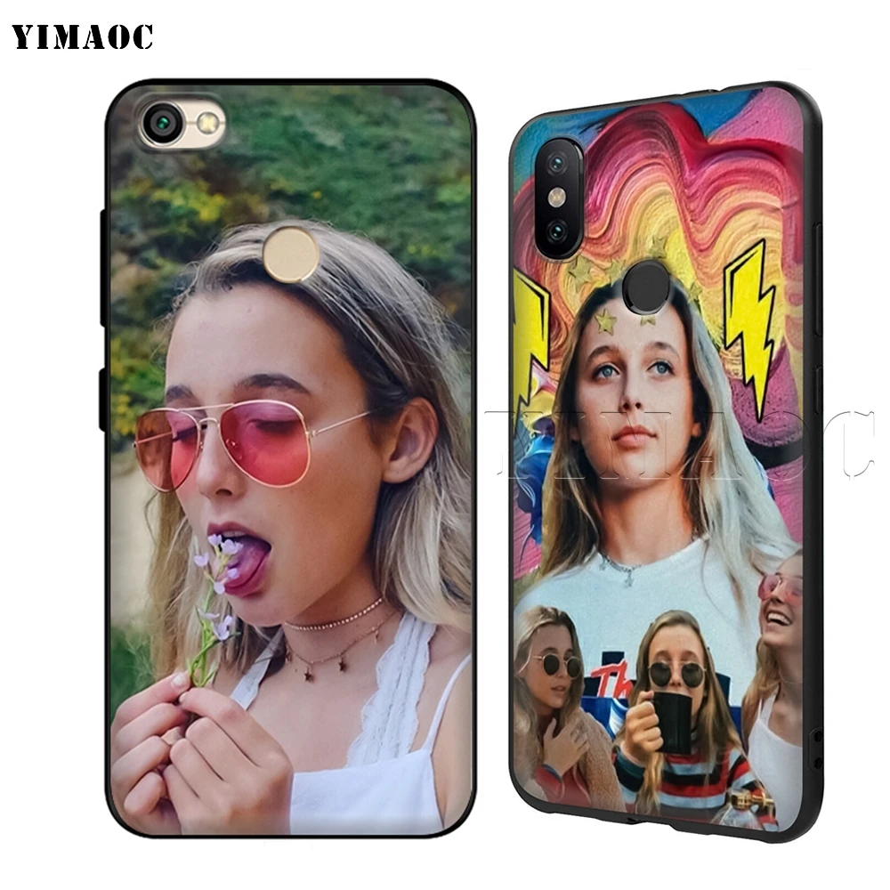 Силиконовый чехол YIMAOC Emma Chamberlain для Xiaomi Redmi Note 4 4x 4a 5 5a 6 8 Pro Prime Plus | Мобильные