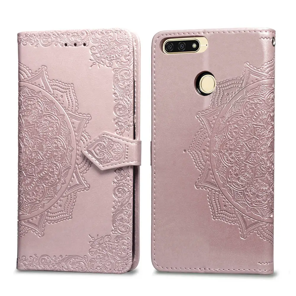 Для huawei Honor 7A 7C Pro 6A 6X 8A 8 9 P8 Lite чехол откидная крышка для huawei P20 P10 Коврики 10 P Smart Y6 Y7 Y5 чехол