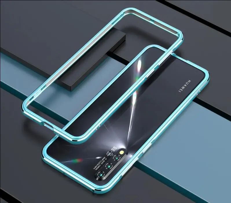 Чехол для huawei Nova 5 pro, алюминиевый чехол-бампер для huawei Nova 5, чехол, роскошная металлическая рамка для Nova 5i P20 Lite, чехол