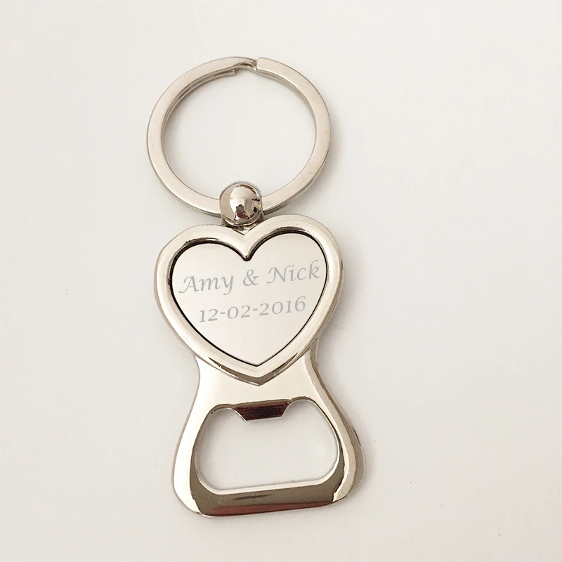 100 шт. брелок для открывания бутылок в виде сердца|gifts for guests|gifts weddinggifts wedding guests |