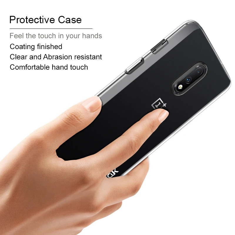 Новинка 2019 прозрачный износостойкий жесткий чехол IMAK из поликарбоната для Oneplus 7 6