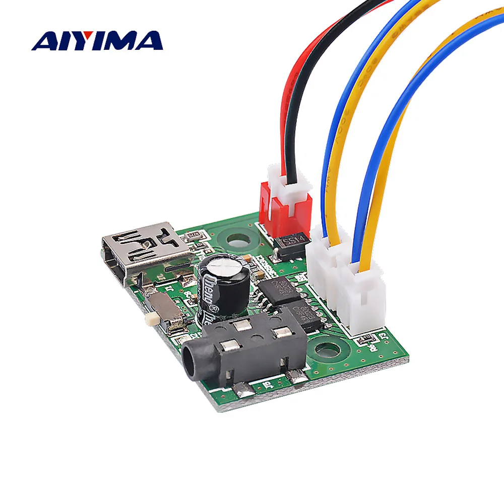 Aiyima мини 8002 усилители домашние доска 3 Вт * 2 стерео класса AB аудио модуль 5 В в USB