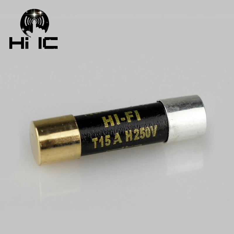 Фото 1 шт. Hi-Fi нано-предохранитель из монокристаллического серебра с золотым покрытием для аудиоаппаратуры, усилителя, розетки питания, 5x20 мм, с медленным срабатыванием. №2