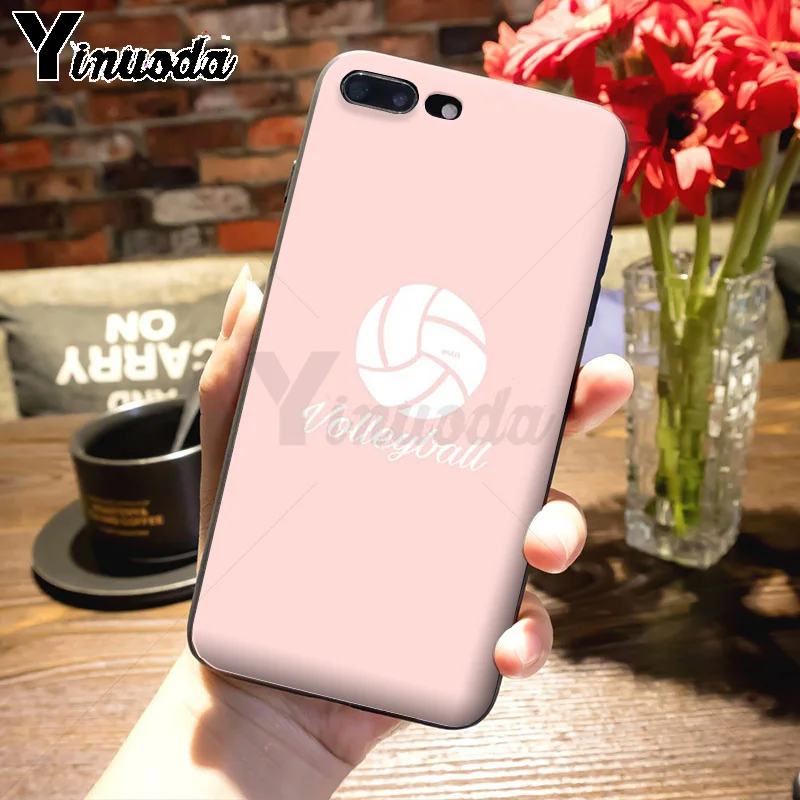 Yinuoda волейбольная Раскрашенная крышка мягкий чехол для телефона для iPhone 7plus X xs max xr 6 6S 7 8 8Plus 5S 11pro чехол