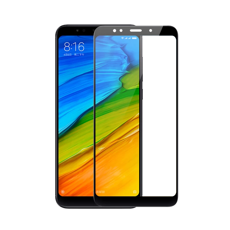 Полностью покрытое закаленное стекло 2 5 D для Xiaomi Redmi плюс Экран протектор телефон