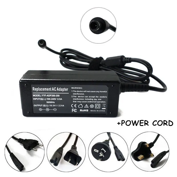 

Notebook AC Power Adapter Charger For Caderno Dell XPS L221X Ultrabook 12 13 45W 19.5V 2.31A 0CDF57 LA45NM131