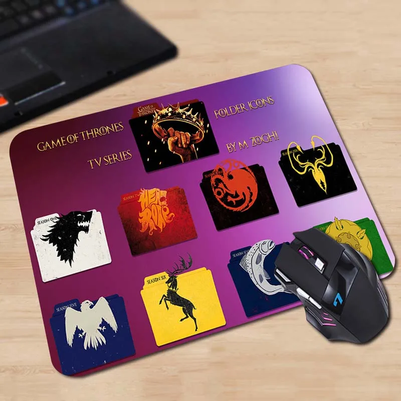 Коврик для мыши Babaite Нескользящий Резиновый Для Игры престолов|mouse mat|mouse padmat mouse |