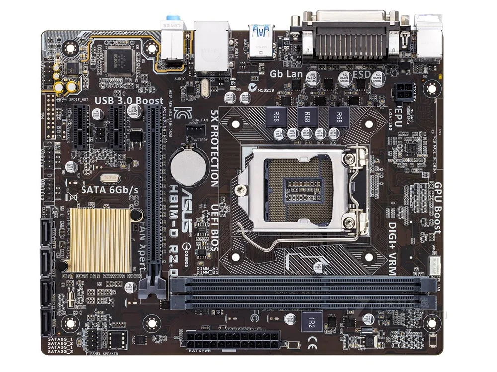 Бесплатная доставка оригинальный материнская плата для ноутбука ASUS H81M D R2.0 DDR3 LGA