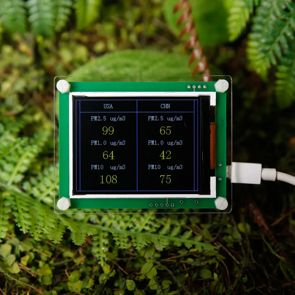 HCHO PM1.0 PM2.5 Формальдегид детектор tvoc Температура измеритель влажности PM 2,5 газоанализатор формальдегида AQI мониторинга качества воздуха